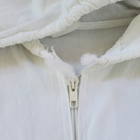 Cozumel Mexico Men's Medium ? Vintage Zip Jacket 90s Hoodie White Light Vacation - Picture 11 of 15